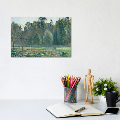 The Cabbage Field, Pontoise - Wall Art Print - Wrapped Canvas