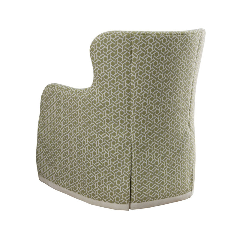 Giselle Swivel Armchair, F5219-Cocoa