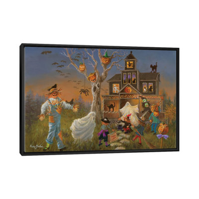 Spooky Halloween - Wall Art Print - Framed Canvas