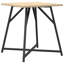  Side Table Set 2 Pcs Smoked Oak And Black 50 X 50 X 50 Cm-1826725360