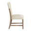 Ensemble de chaises de salle à manger modernes et confortables avec assise et dossier en chenille 2 pièces