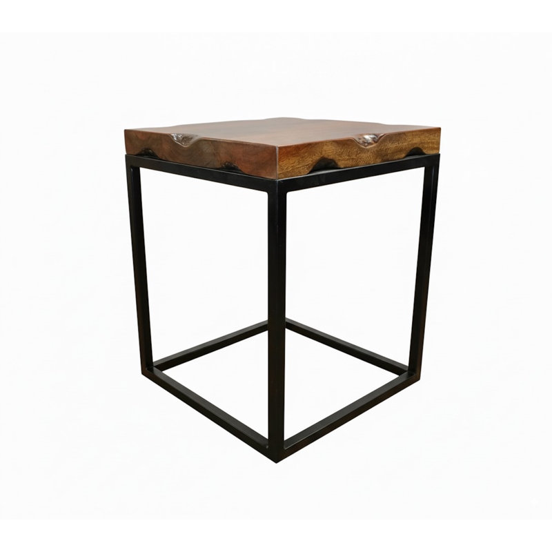 Table de bout Urban Hardwood Furniture Durango, table d'appoint en bois franc massif