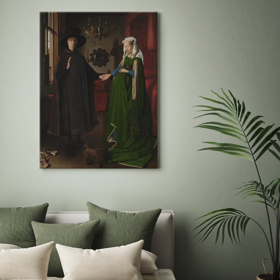 Leinwandbild The Arnolfini Portrait von Jan Van Eyck