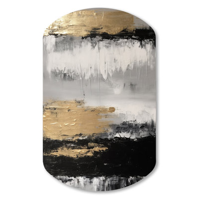 Fiedler - art mural abstrait asymétrique - forme cylindrique