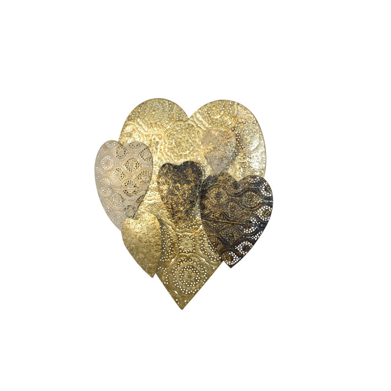 Glam Abstract Wall Decor on Metal