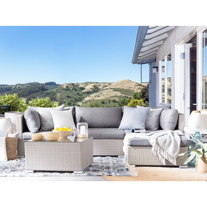 Outdoor Cushion Cover Set SANO II Light Grey