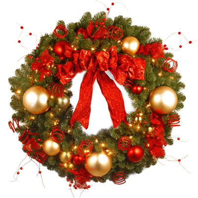 Couronne lumineuse en PVC et en PE de 36 po