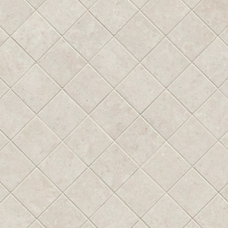 Mele 12 in. x 12 in. Lappato 3D Porcelain Stone Look Floor And Wall Tile, Crema Luna