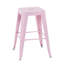 Tabouret à hauteur de comptoir 30 po, ensemble de 4 tabourets de bar en métal sans dossier, non empilable, amovible et facile à assembler, permettant d'économiser de l'espace pour un îlot de cuisine / bar / café / salle à manger-591688211-591688221-591688223