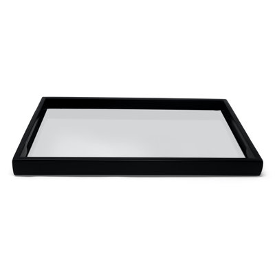 Plateau miroir rectangulaire