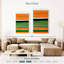 Avery orange et vert abstrait II-108621178