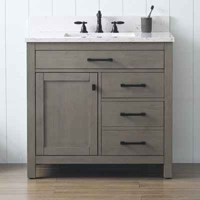 Ajiya 36" Single Bathroom Vanity Set