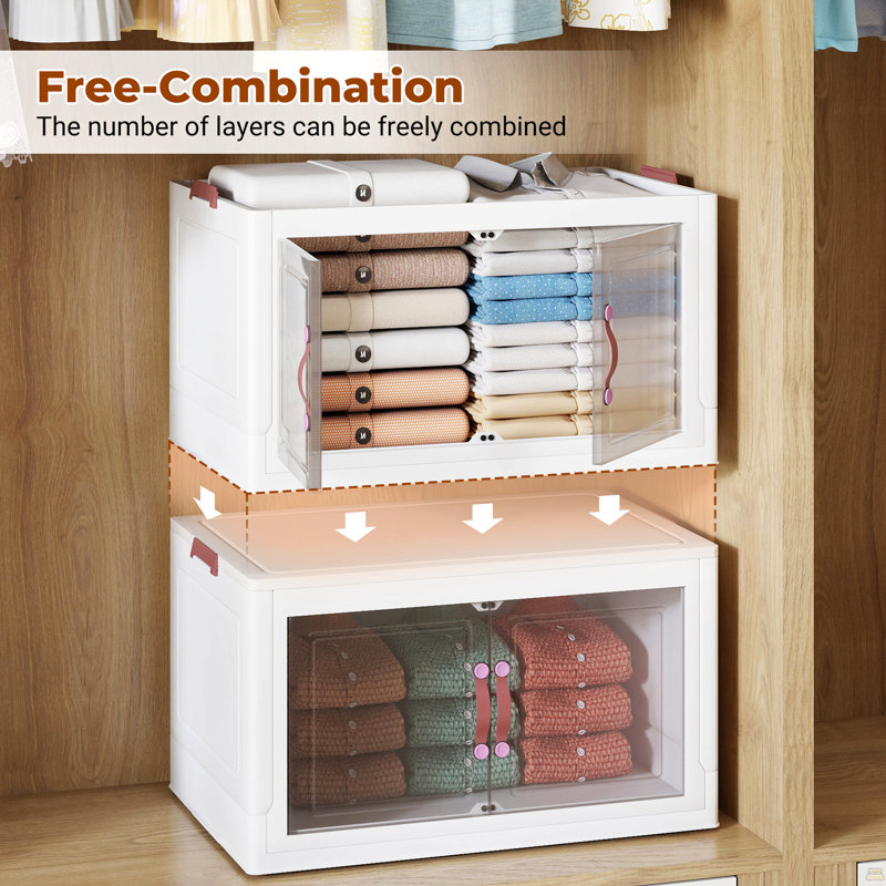 Armoire de rangement pliable à 4 niveaux