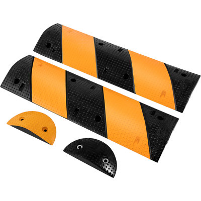 VEVOR Rubber 40.2'' L Threshold Ramp
