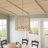 Rhamel 4-light E26 21.25 inch Oversize Rattan Boho Dimmable Adjustable Pendant Light Chandelier