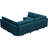 Neemi Oversized Modular Sectional Sofa U Shaped Couch Set With Storage Seat Convertible Large Couch U Shape Set-1760171161