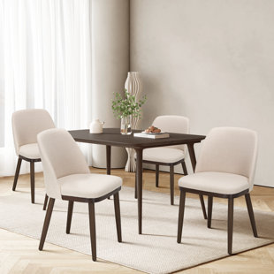 Nihith 47.2cm H Fabric Upholstered Side Chair (Set of 4)