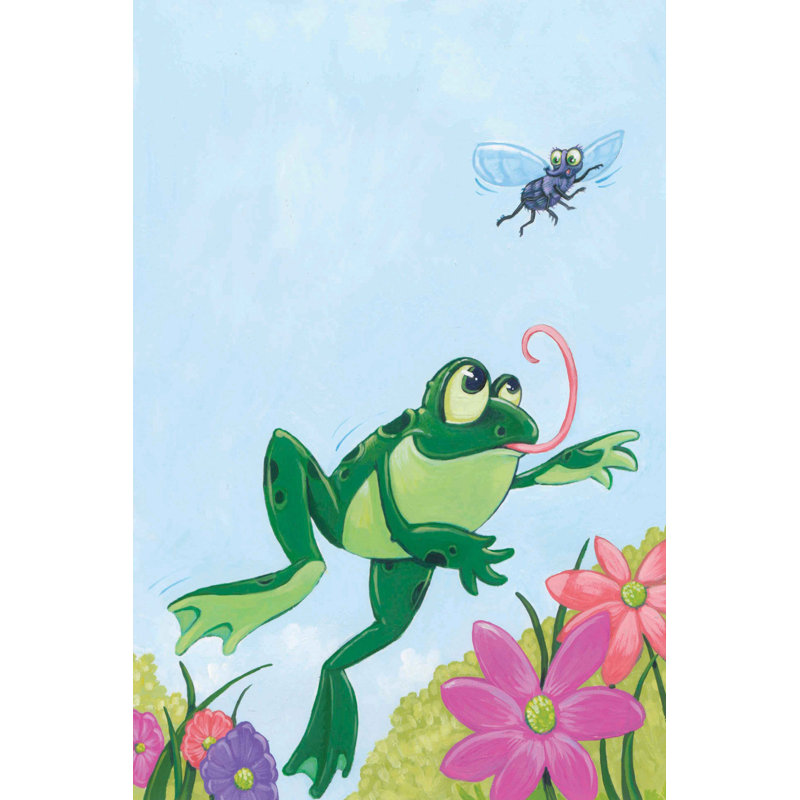 Frog - Wrapped Canvas Print, 91cm H x 61cm W