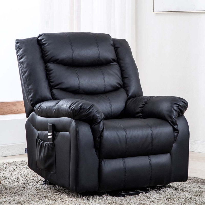 Seattle Electric Lift Assist Recliner, Black