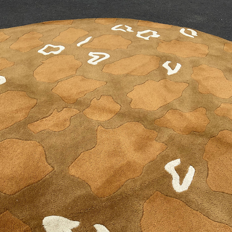 Indo Wool Indoor Rug, Round 8'