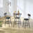 Round Bar Table And Stool Set