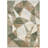 Tapis abstrait en polypropylène vert / gris-1325070868