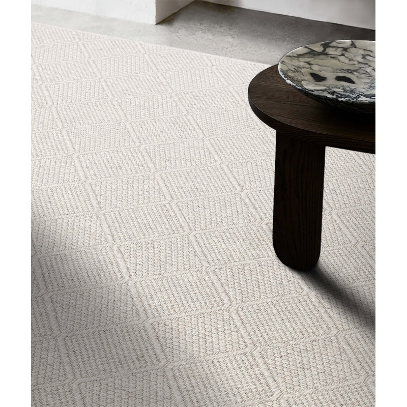 Tapis rectangulaire en laine Jaritza, Rectangle 2 pi 8 po x 5 pi