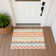 Machine Washable Indoor/Outdoor Bourkelands ACN2342 Stripes Rug