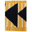 Tapis de couloir or