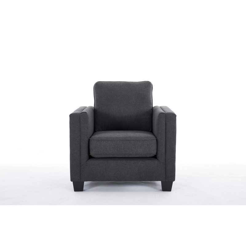 Fauteuil de 35,6 po de largeur, Gris