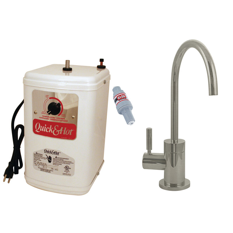 Distributeur d'eau chaude Premium Premium, Nickel satiné