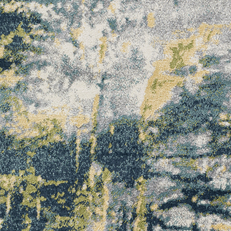 Adley Abstract Indoor Rug, Rectangle 6'7" x 9'