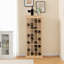 10-Tier Freestanding Wine Rack, 40 Bottles With Large Tabletop, Beige