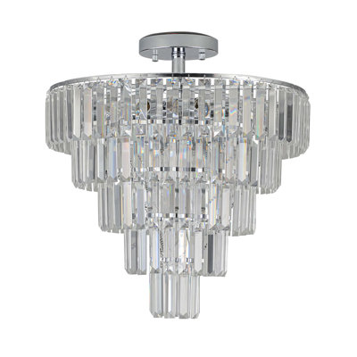 Grand lustre en cristal, lustre de style moderne