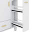 Armoire de salle de bain compacte avec lavabo 24 po avec étagère de porte et panier coulissant à 2 niveaux-1732545323