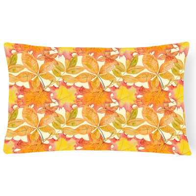  Coussin décoratif intérieur / extérieur Fall Leaves Watercolor