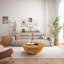 Vintage Style Bucket Shaped Coffee Table