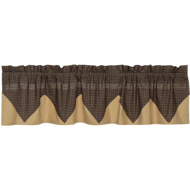 Kettle Grove Cotton Tailored Window Valance