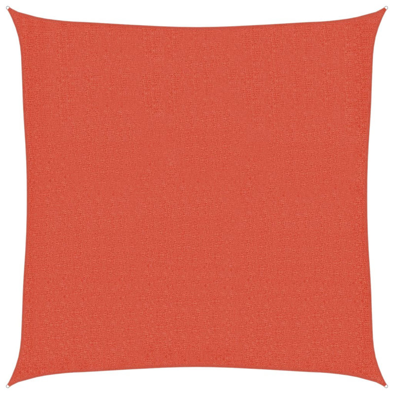 Floral Square Shade Sail, Terracotta, 3m x 3m