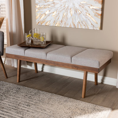 Borchardt Polyester Upholstered Bench