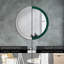 Huldar Glass Flat Wall Mirror-581288178