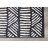 Shelldrake Black White Geometric Contrast Area Rug
