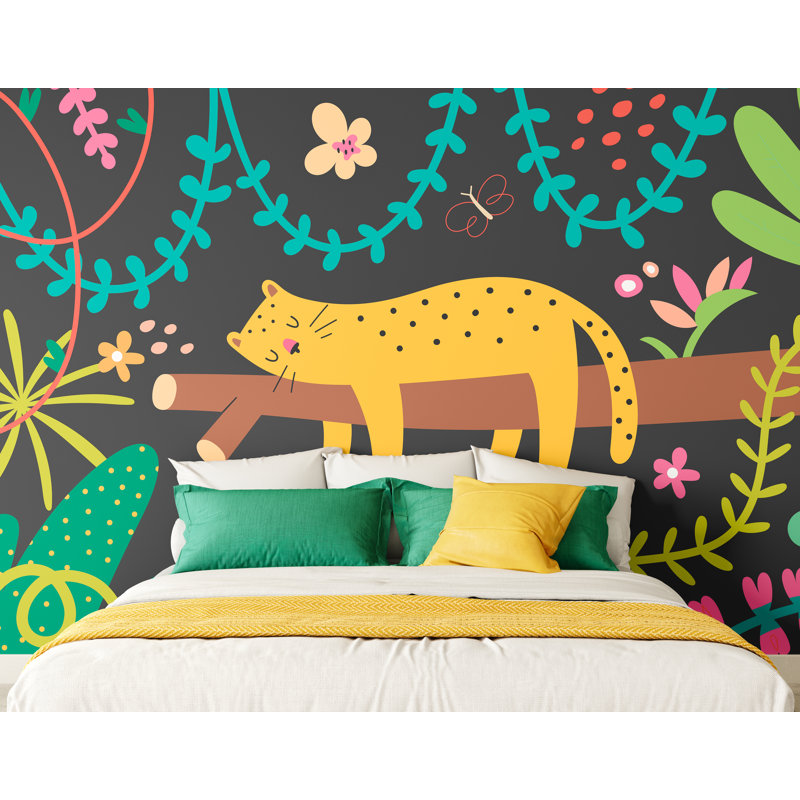 Matte Non-Pasted Wall Mural, 280cm L x 350cm W, Black