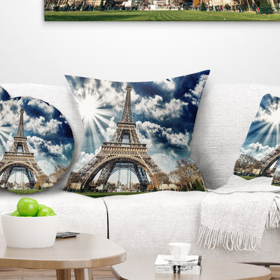 Coussin décoratif en tour de magnifique paris eiffel