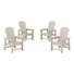 Ensemble de 4 chaises Adirondack pour enfants Laguna