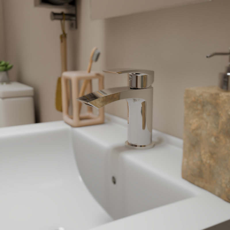 Carter Mono Basin Mixer Tap with Waste, Chrome