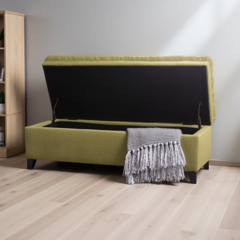 OTTOMAN DE RANGEMENT, Vert