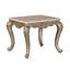 Table de bout Monarch en champagne