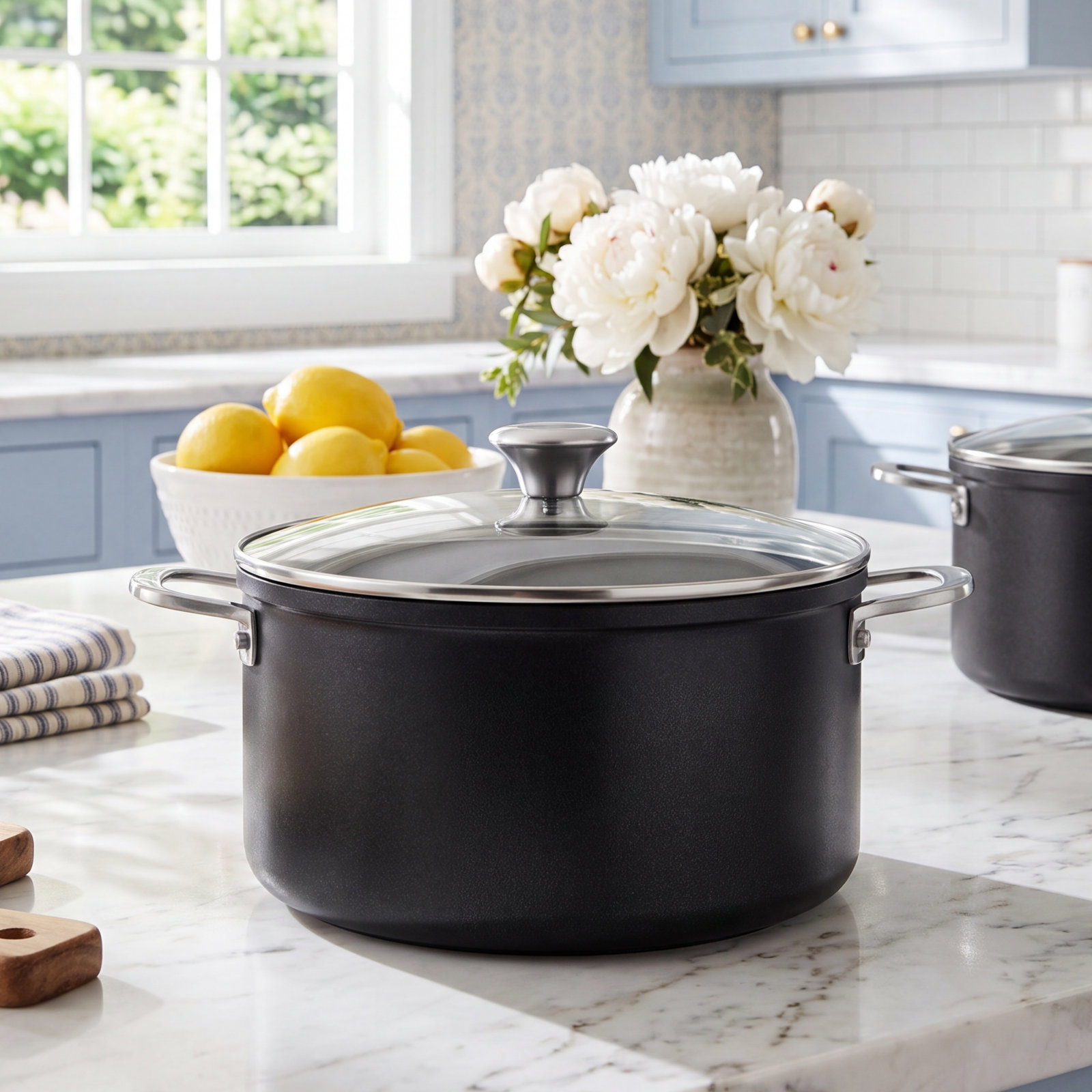 Le Creuset Toughened Non-Stick Stockpot, 6.3 qt.