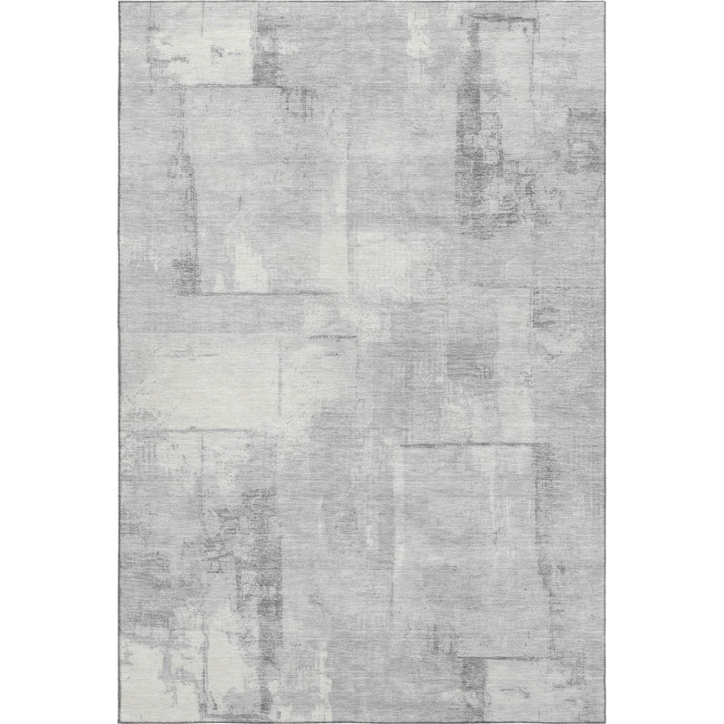 Premium Machine Washable Varroville AMF1714 Geometric Rug, Rectangle 9' x 12'